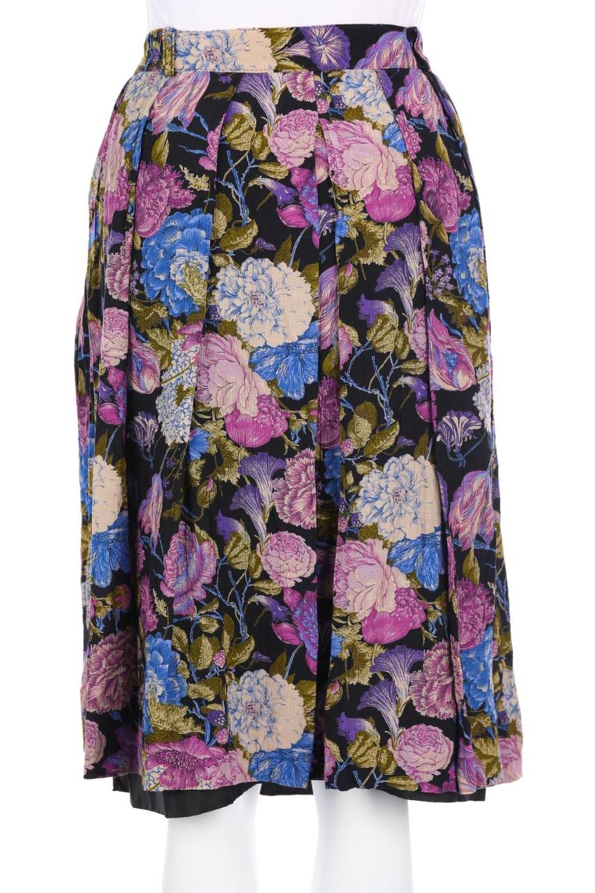 Carou VINTAGE Rock mit Blumen-Print Begrenzt auf 3 Tage