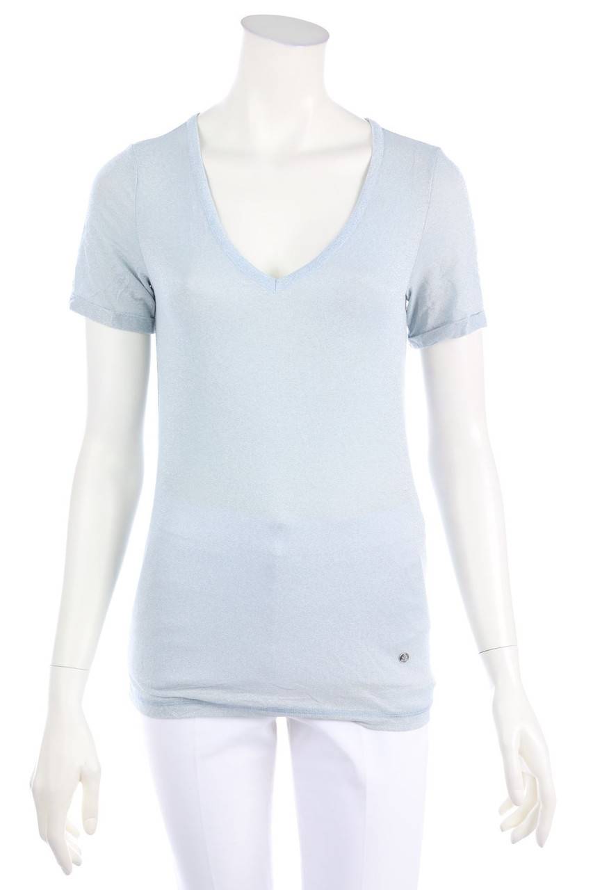 Carou MOS MOSH Glitzer-Kurzarm-Shirt Speichern exportieren