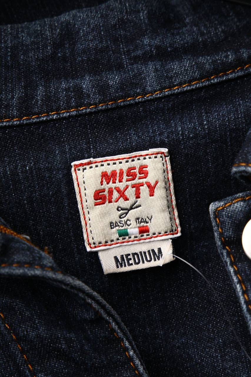 Carou MISS SIXTY Jeans-Jacke mit aufgesetzten Taschen Rabatte dieses Monats