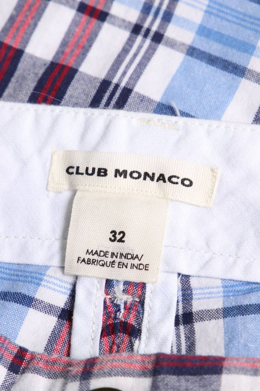 Carou CLUB MONACO Chino-Shorts mit Karo-Muster 2025