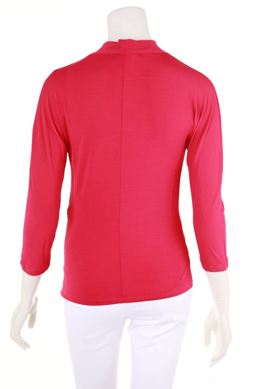 Carou Max Mara STUDIO 3/4-Arm-Shirt in Wickel-Optik mit Raffungen im Angebot