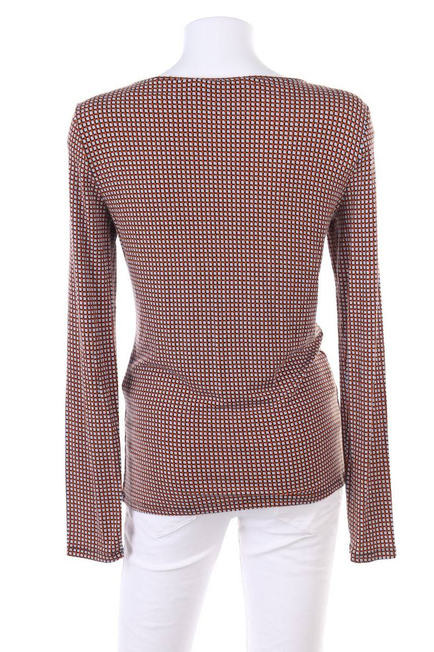 Carou Max Mara WEEKEND Longsleeve-Shirt mit Wasserfall-Ausschnitt Versandkostenfrei