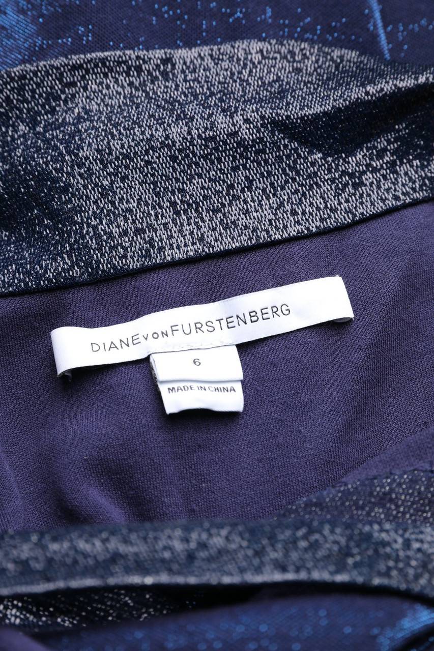Carou DIANE von FÜRSTENBERG Glitzer-Wickelkleid Exklusivangebot