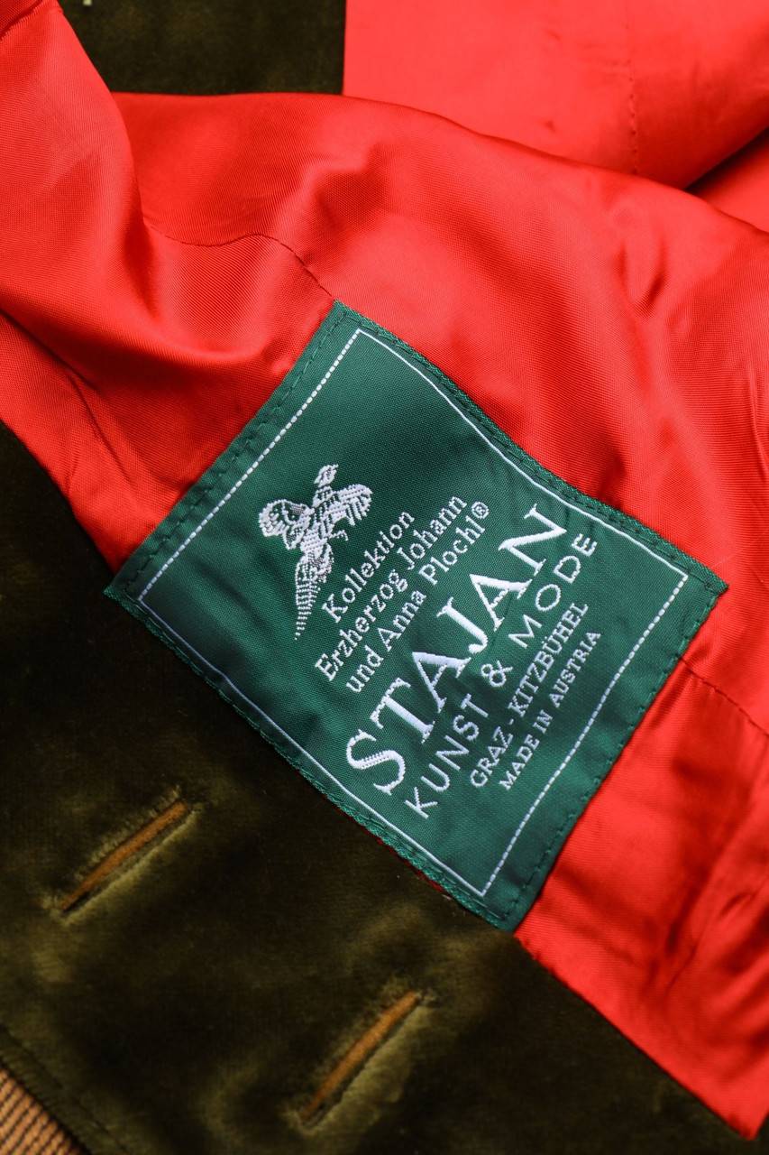 Carou STAJAN KUNST & MODE Trachten-Jacke aus Leinen Saisonschlussverkauf