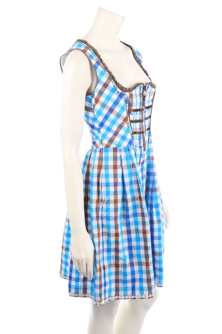 Carou Spieth & Wensky Dirndl mit Karo-Muster Valentinstagsangebot