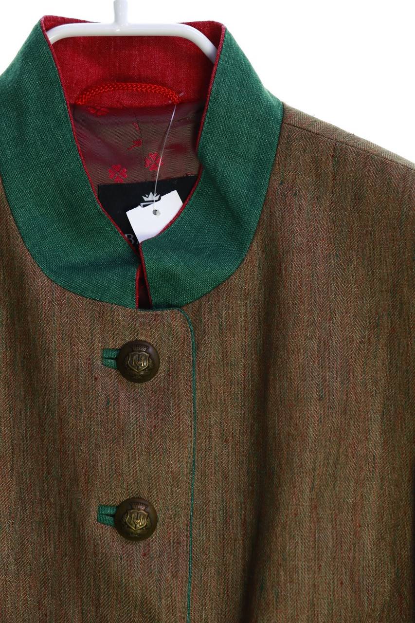 Carou BAUER POUR FEMME Trachten-Jacke aus Leinen im Trachten-Stil Neueste Mode