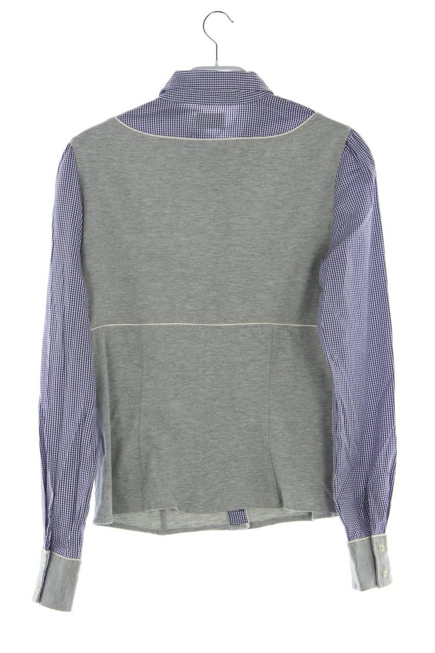 Carou LUIS TRENKER Hemd-Bluse aus Jersey mit Logo-Stickerei Online Outlet