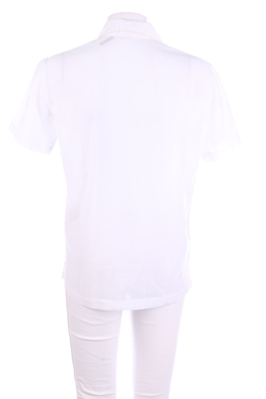 Carou VINTAGE Kurzarm-Bluse mit Stickereien Black Friday Preise