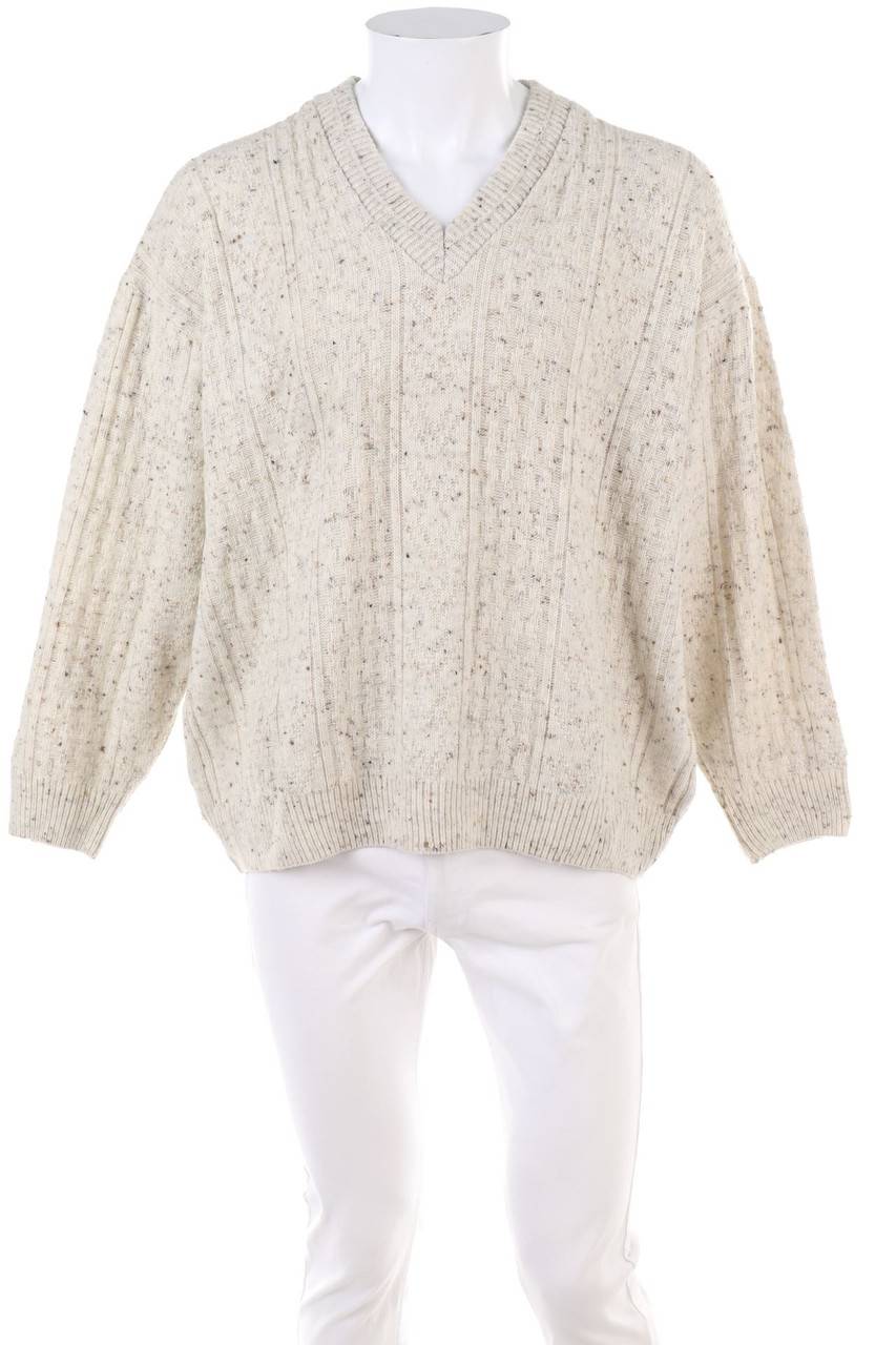 Carou CANDA by C&A Vintage-V-Neck-Pullover aus Woll-Mix Fabrikverkauf