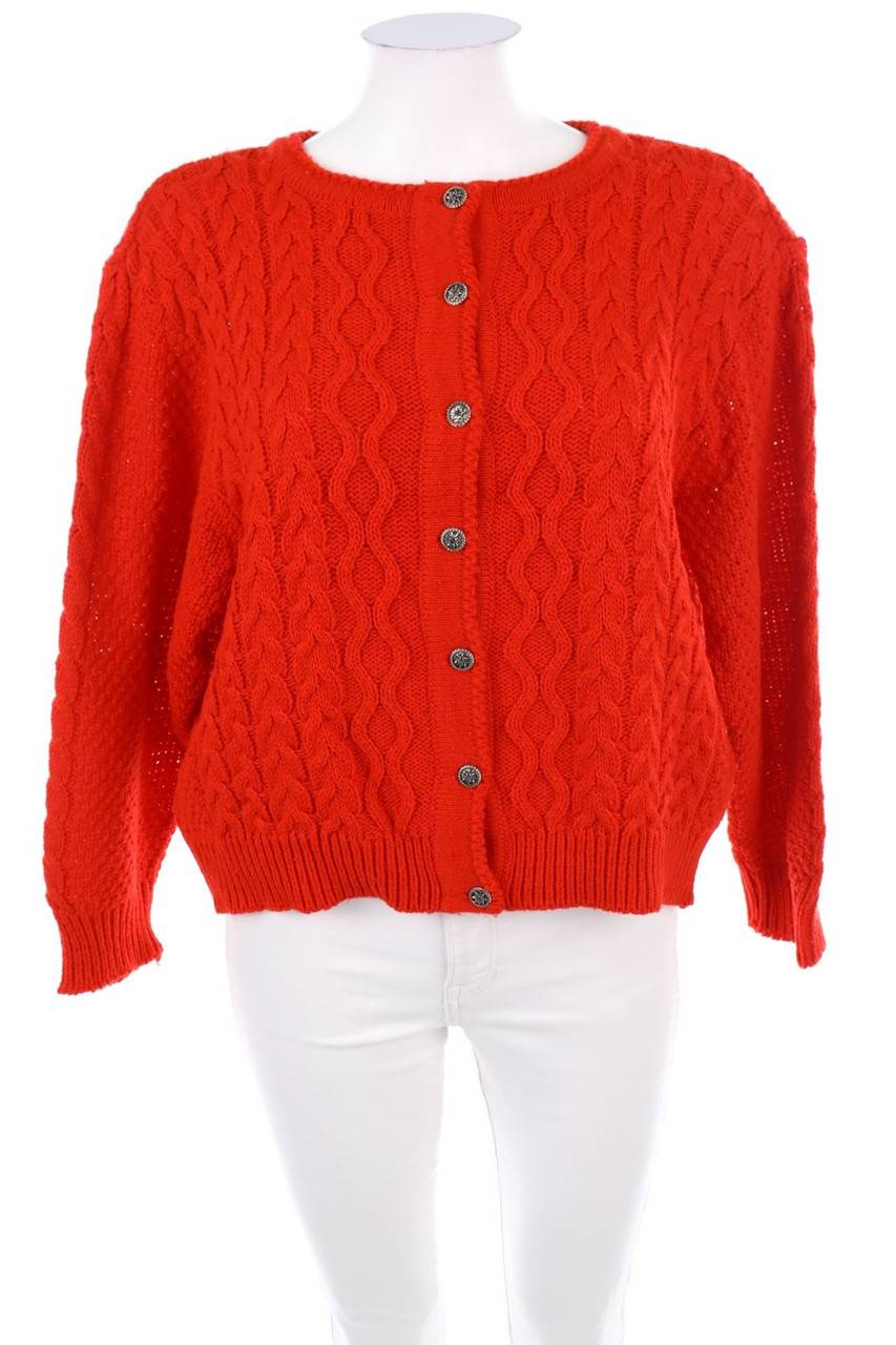 Carou VINTAGE Cardigan mit Zopf-Muster Kostenloser Versand
