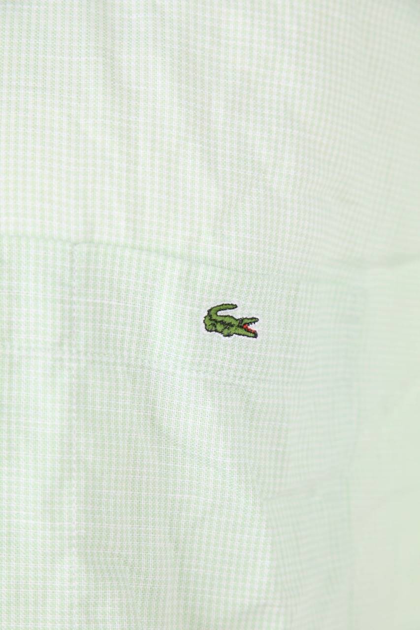 Carou LACOSTE Kurzarm-Hemd mit Leinen Günstig kaufen