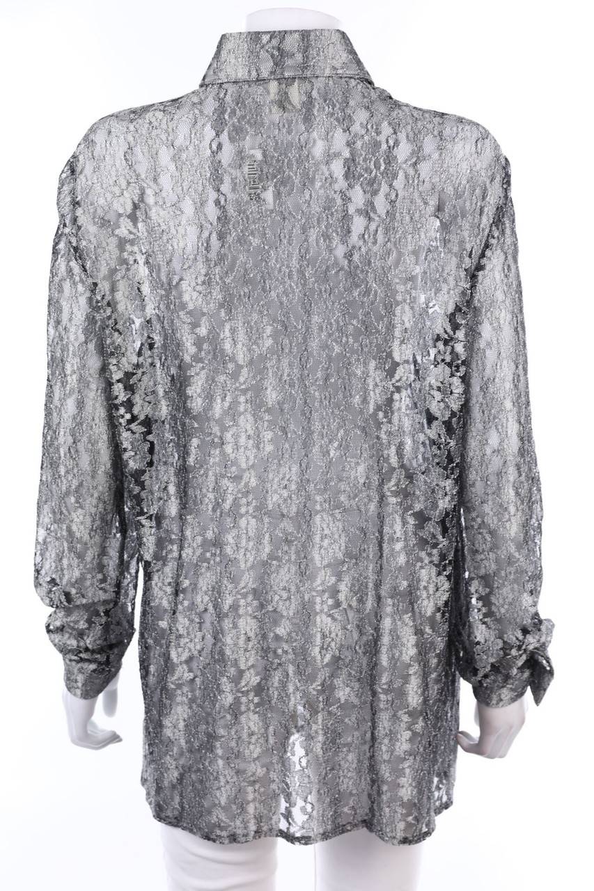 Carou Ohne Label Spitzen-Hemd-Bluse Versandkostenfrei