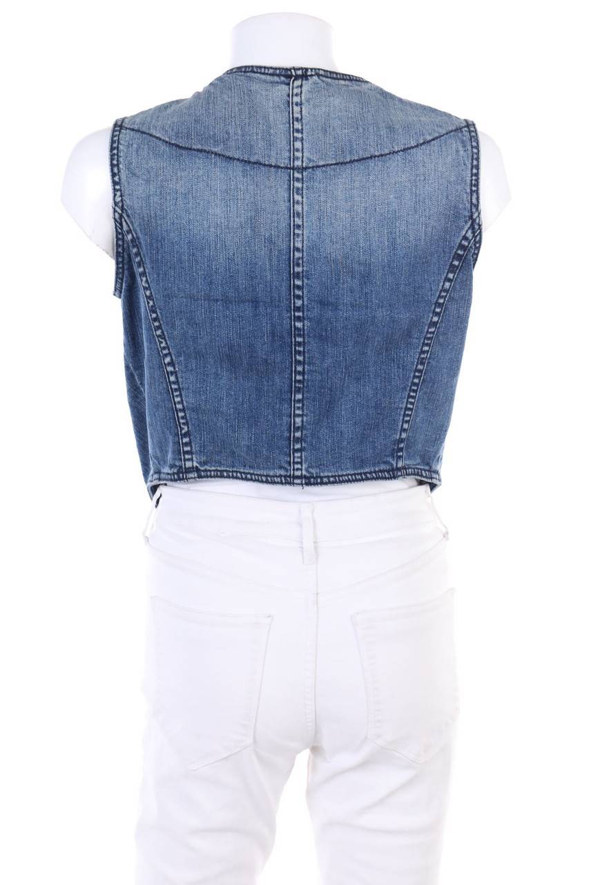 Carou Lois Denim-Weste mit Stickereien Flash Sale