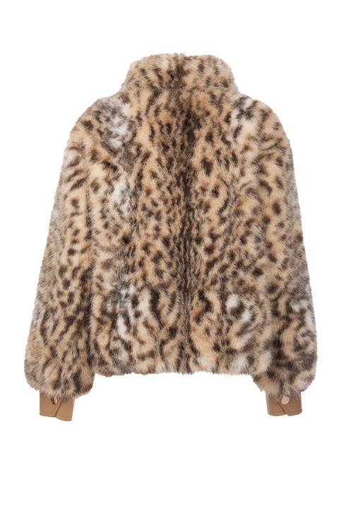 Petite M. Kunstpelz Blouson mit Tiger-Print Nur für heute