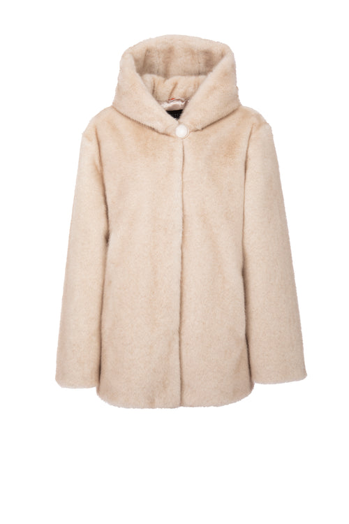 Petite M. Kunstfell Jacke Creme Outlet