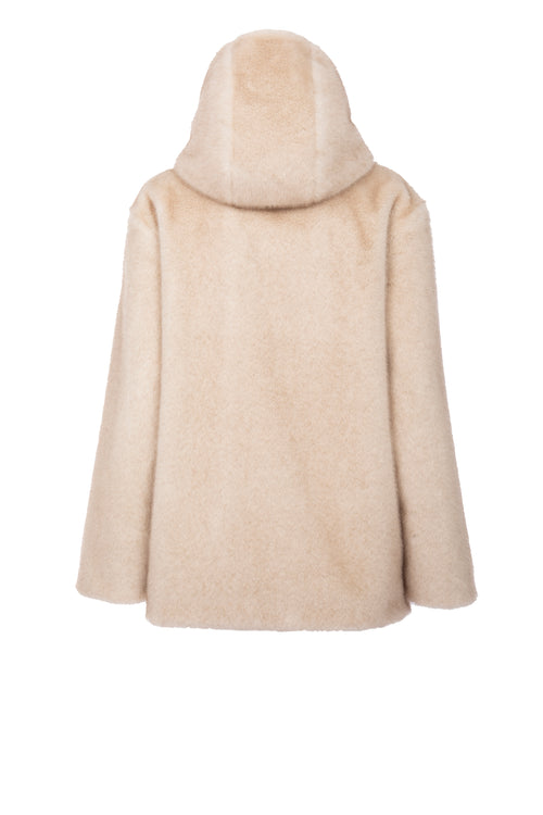 Petite M. Kunstfell Jacke Creme Outlet