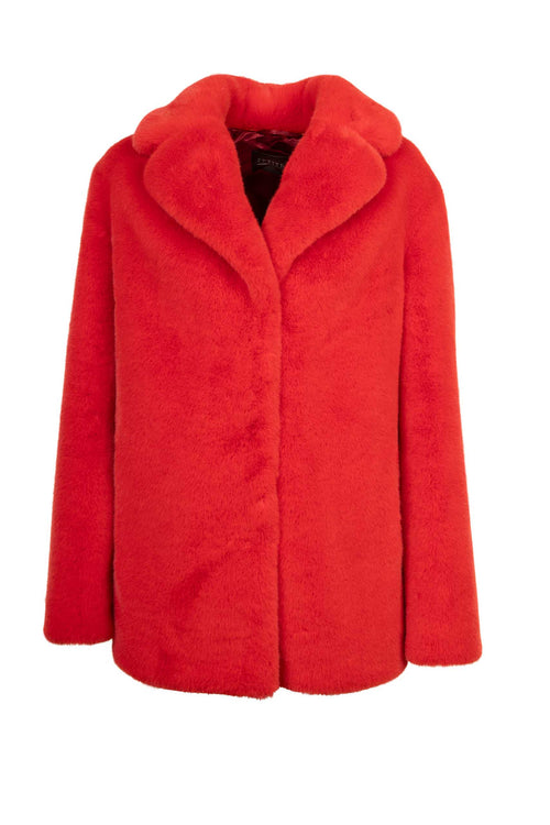 Petite M. Kunstfelljacke Rot Hotsell