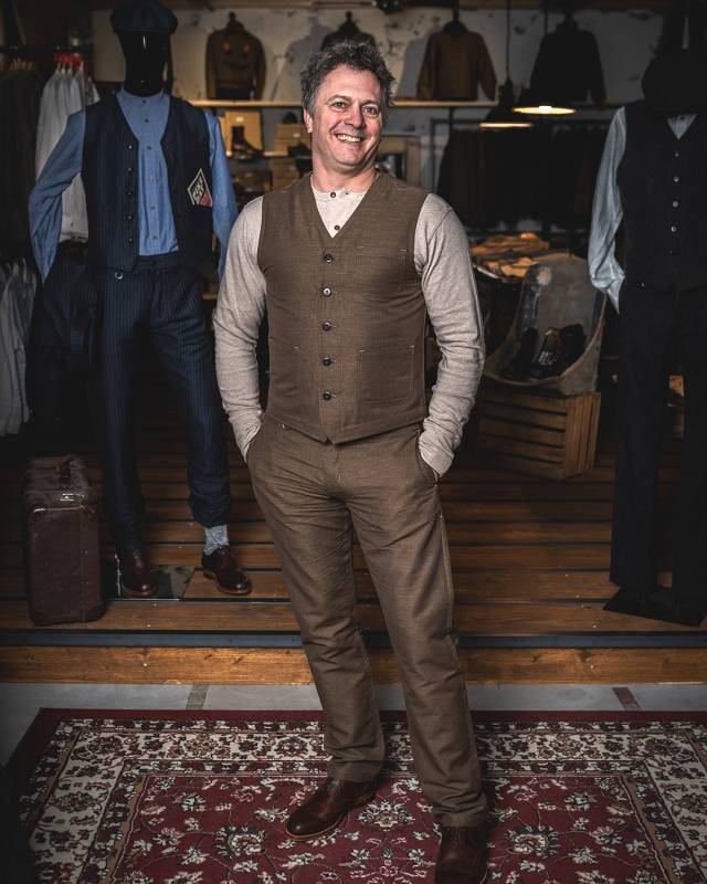 Pike Brothers 1947 Harvester Trousers Raymond brown Sonderangebot der Fabrik