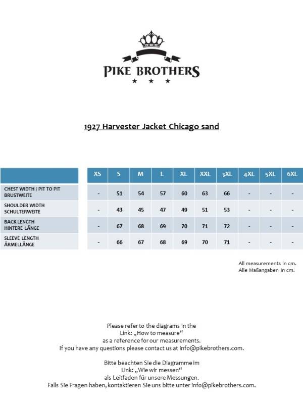 Pike Brothers 1927 Harvester Jacket Chicago sand Super Rabatt