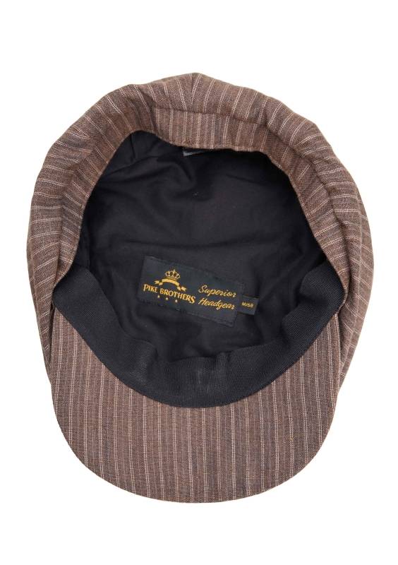 Pike Brothers 1928 Newsboy Cap Alameda brown Begrenzt auf 3 Tage