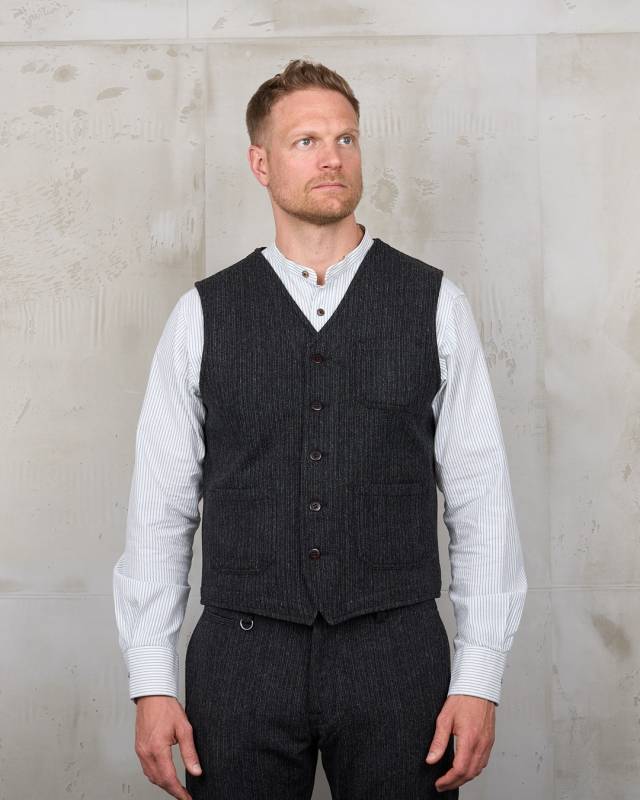 Pike Brothers 1937 Roamer Vest Glasgow Grey Auslauf