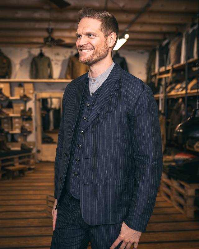 Pike Brothers 1927 Harvester Jacket Chicago blue im Angebot