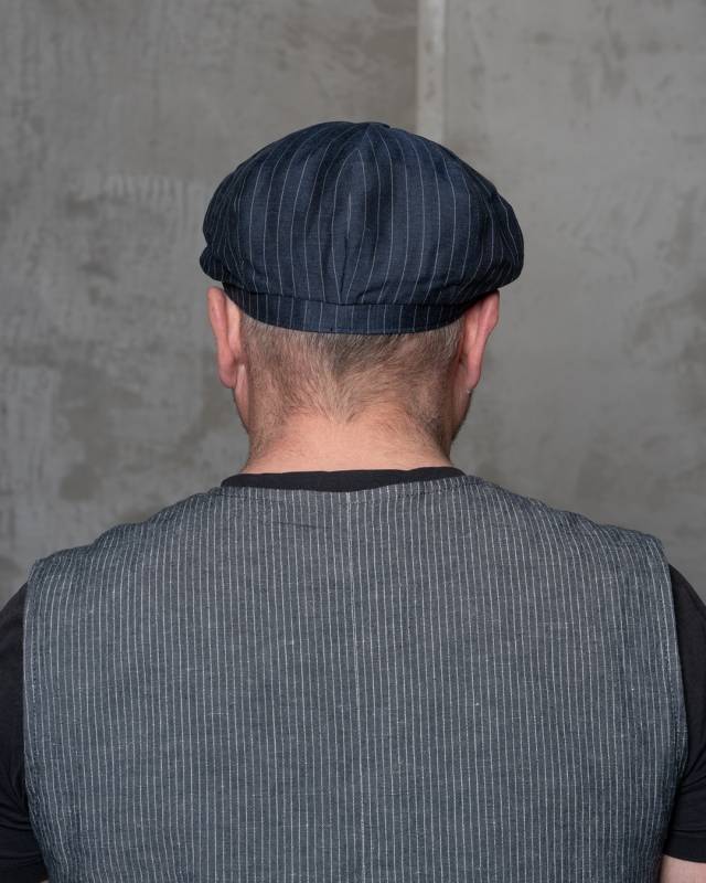 Pike Brothers 1928 Newsboy Cap Chicago blue Schlussverkauf