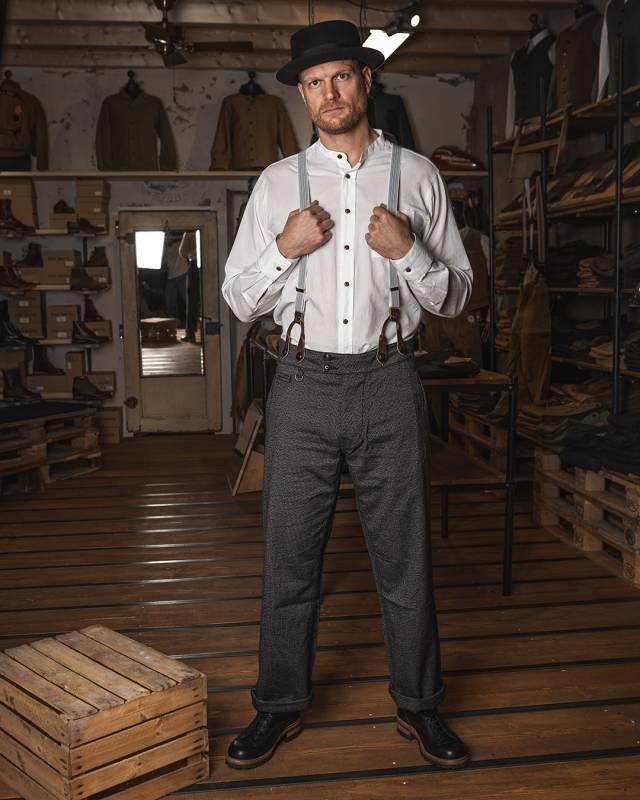 Pike Brothers 1905 Hauler Pant French asphalt Fabrikverkauf