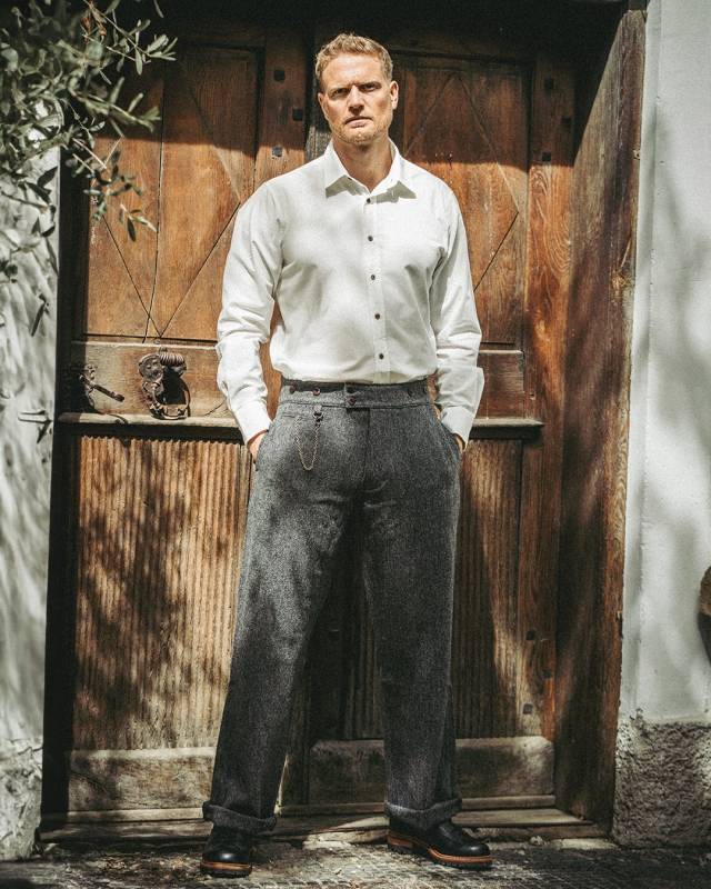 Pike Brothers 1905 Hauler Pant Dundee grey Limitierter Zeitrabatt