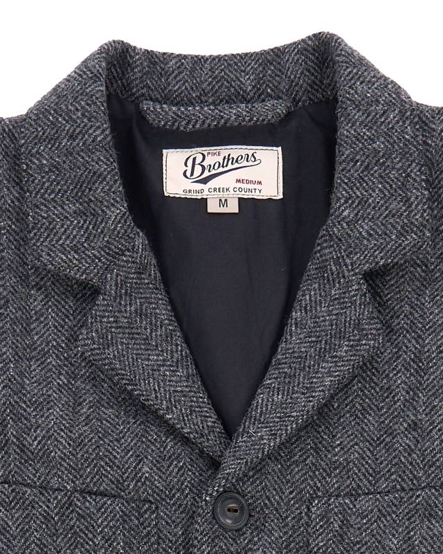 Pike Brothers 1908 Calico Vest Dundee grey Fabrikpreis