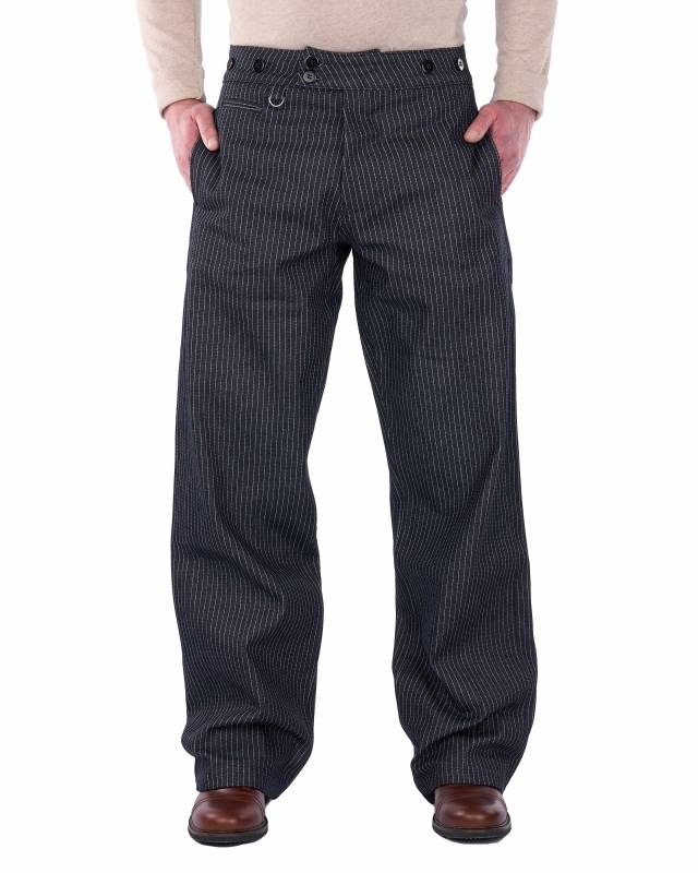 Pike Brothers 1905 Hauler Pant blue wabash Begrenztes Angebot