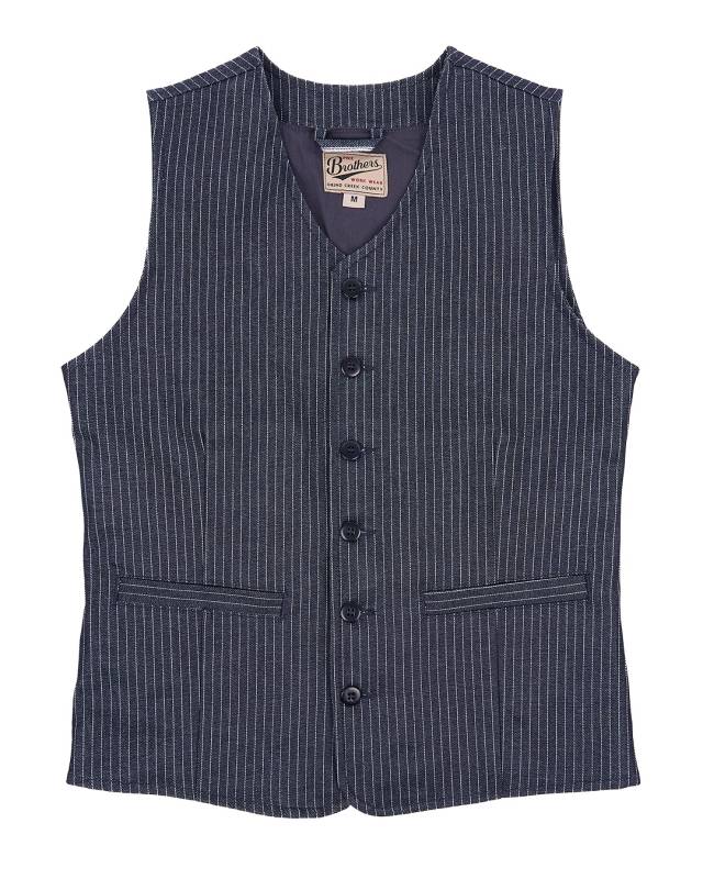 Pike Brothers 1905 Hauler Vest blue wabash Online Shopping