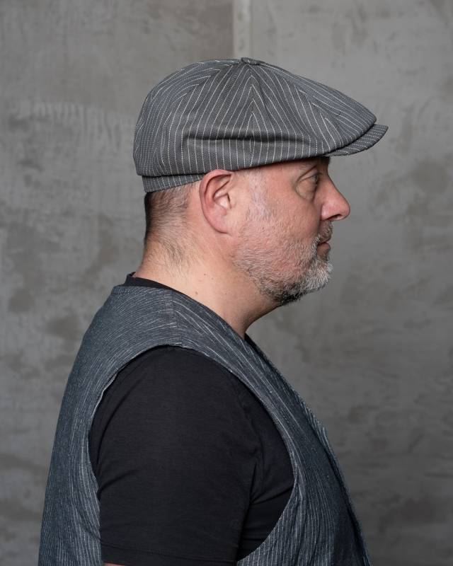 Pike Brothers 1928 Newsboy Cap grey wabash Valentinstagsangebot