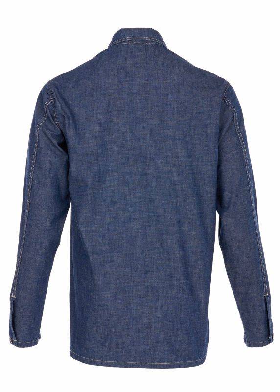 Pike Brothers 1940 Army Denim Shirt indigo Online Outlet
