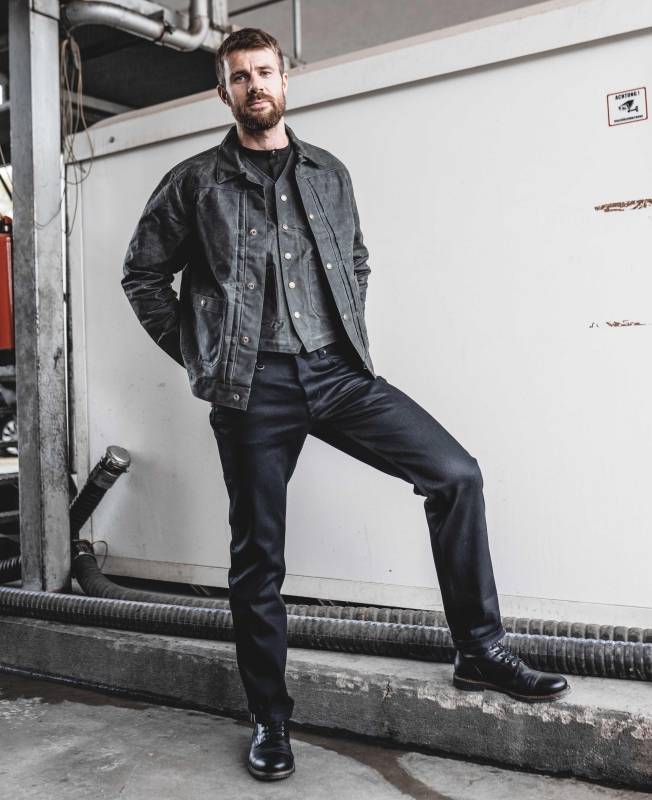Pike Brothers 1963 Roamer Pant 13oz pitch black Tiefpreis