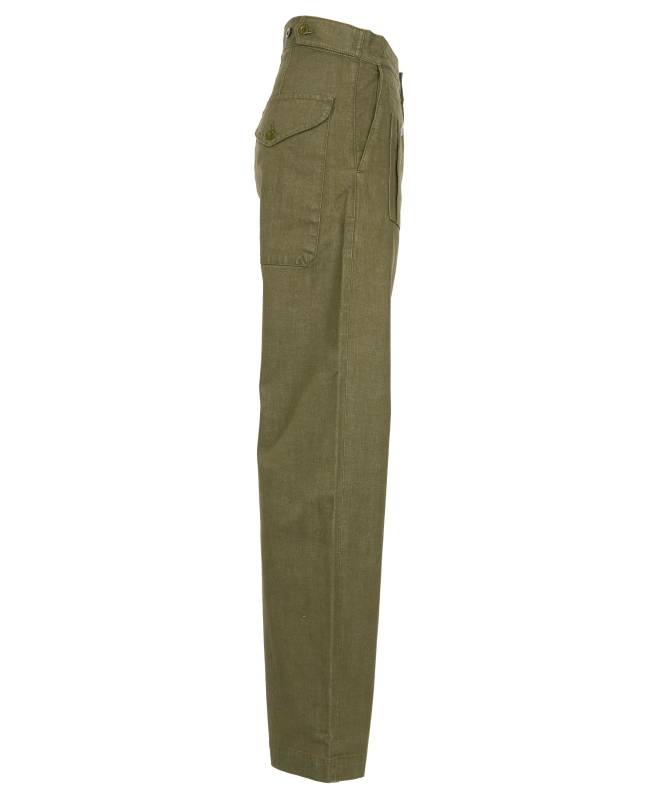 Pike Brothers 1952 Pattern Trousers olive selvage Kostenlose Rückgabe