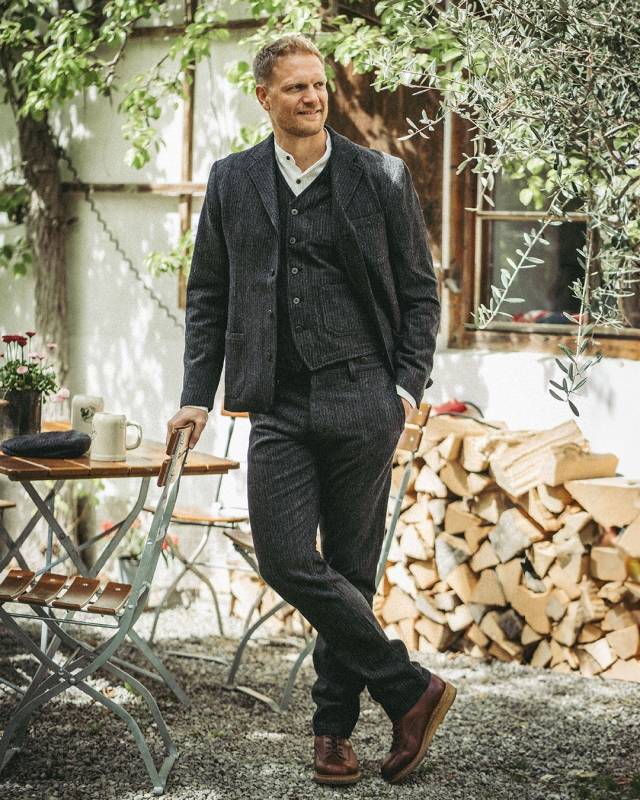 Pike Brothers 1947 Harvester Trousers Glasgow Grey Online Outlet