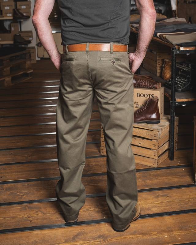 Pike Brothers 1940 Service Chino Leesville green Exklusive Angebote