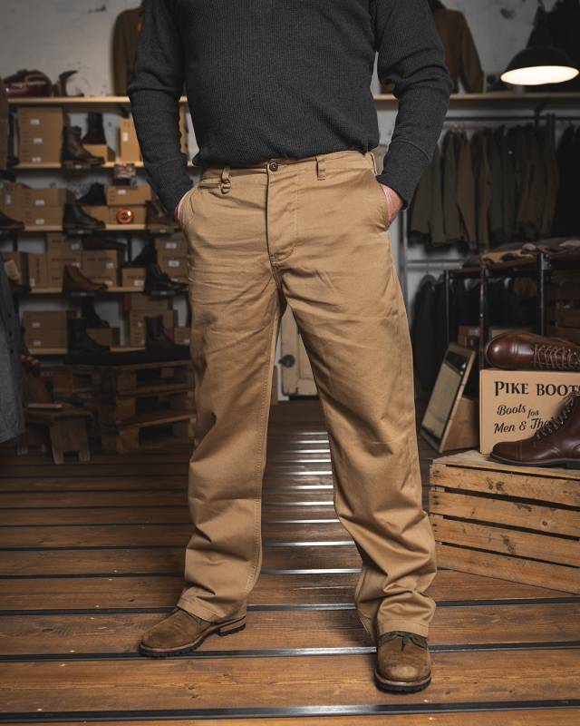 Pike Brothers 1940 Service Chino Leesville sand Tägliche Deals