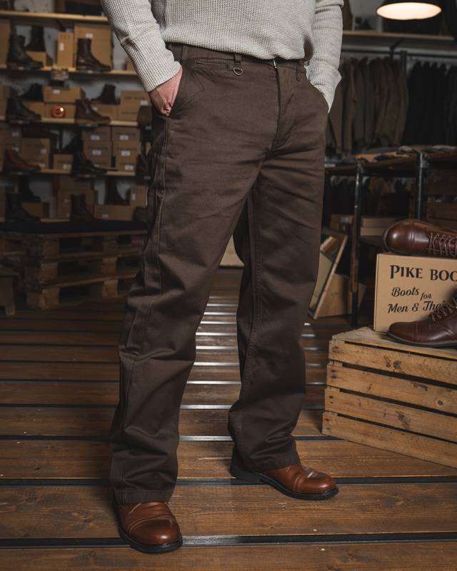 Pike Brothers 1940 Service Chino Leesville brown Riesige Ersparnisse