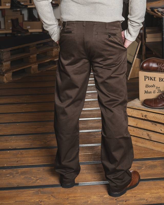Pike Brothers 1940 Service Chino Leesville brown Riesige Ersparnisse