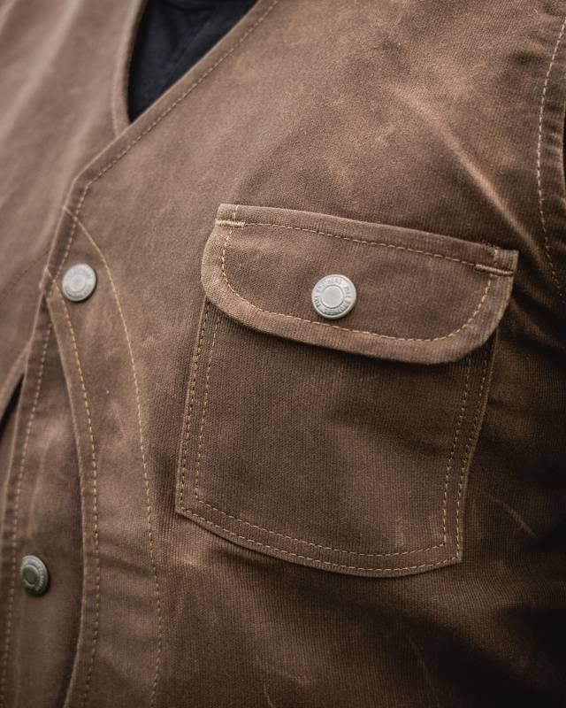 Pike Brothers 1928 Hunting Vest waxed sand Outlet