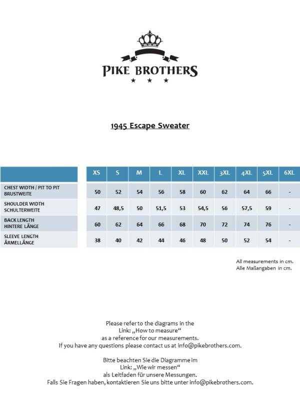 Pike Brothers 1945 Escape Sweater prison blue im Angebot