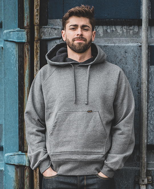 Pike Brothers 1965 PT Hoody grey melange Günstiger Verkauf