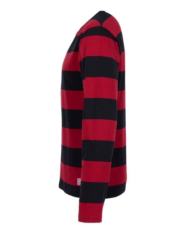 Pike Brothers 1964 Long Sleeve Alcatraz red Neueste Mode