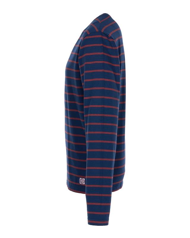 Pike Brothers 1964 Long Sleeve Torrence blue Tiefpreis