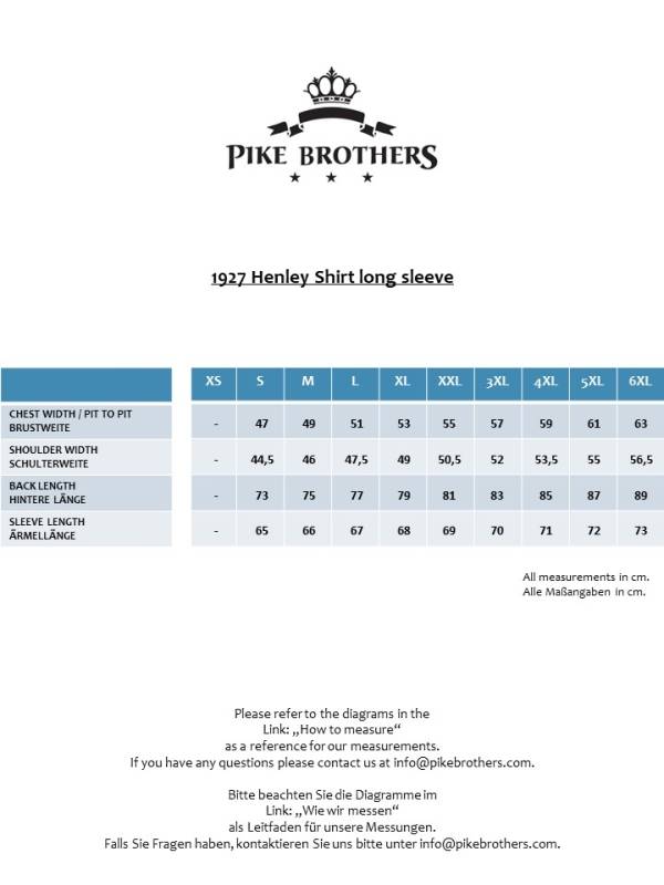 Pike Brothers 1927 Henley Shirt long sleeve Mojave blue Wochenangebot
