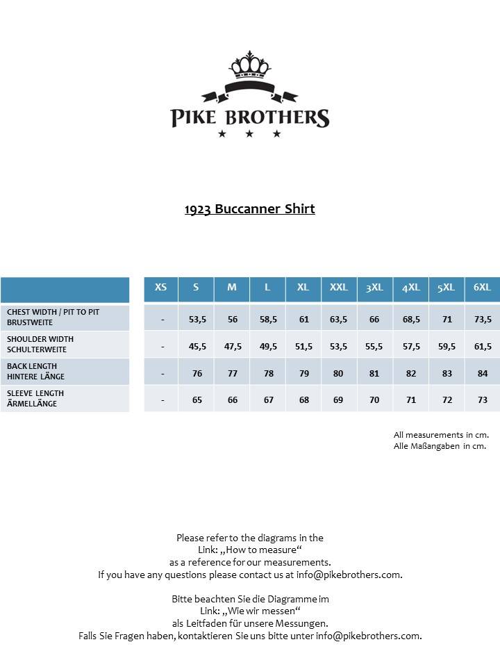 Pike Brothers 1923 Buccanoy Shirt white blue linen Nur für heute