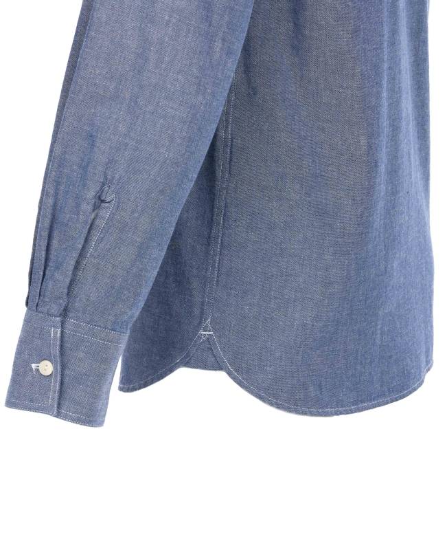Pike Brothers 1937 Roamer Shirt blue chambray Vierteljährliche Förderung