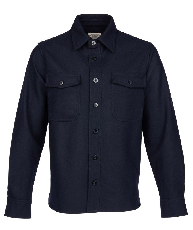 Pike Brothers 1943 CPO Shirt navy wool Neueste Mode